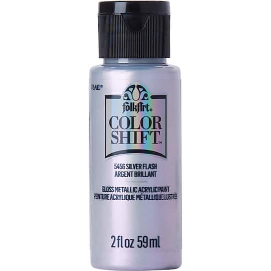 Michaels, FolkArt® Color Shift™ Gloss Finish Metallic Acrylic Paint – Category: Metallic Paint